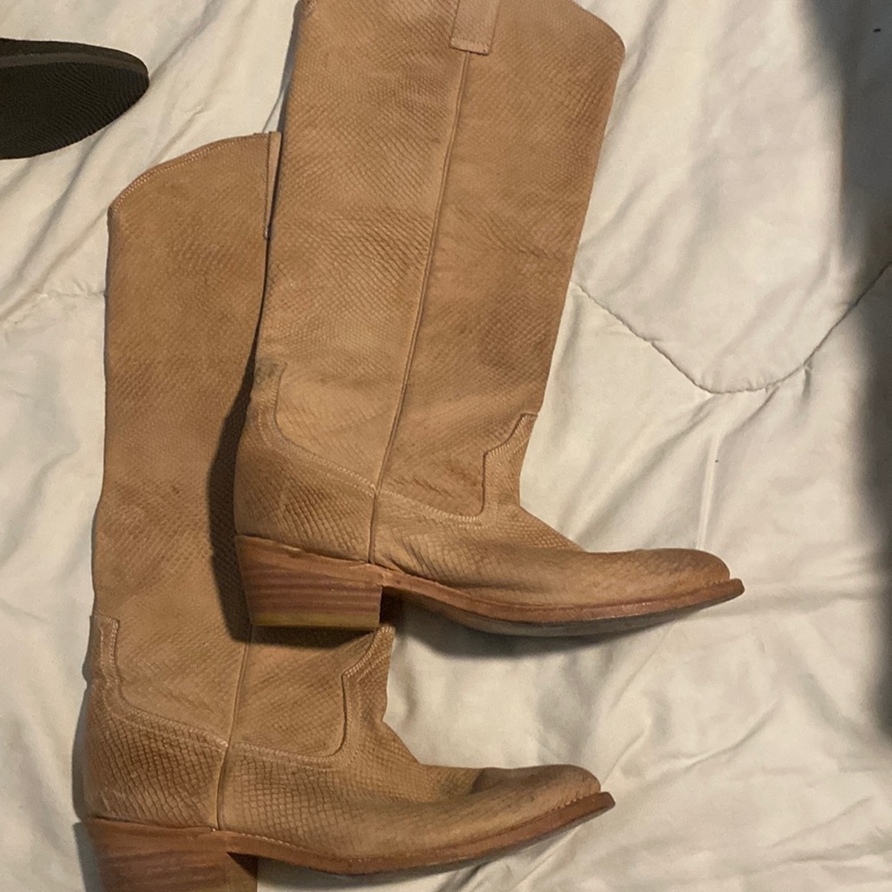 Cowboy style boots